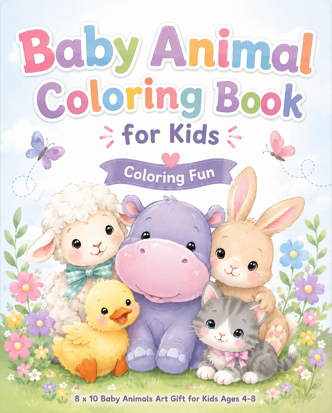 Baby Coloring Book front cover from the Happy Hues® publishing line